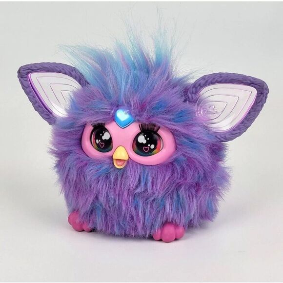 2023 - Hasbro - Furby - Blue Purple‎ Plush Interactive Toy - Tested Working - Picture 1 of 7